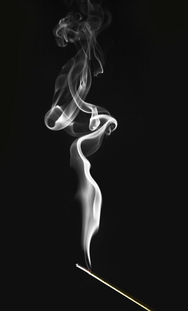 smoke, incense, spirals